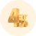 4% Commission